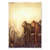 “Den gyllene nyckeln” John Bauer Akvarell
