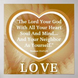 Den gyllene regeln om vit Angelik Vingar Poster -