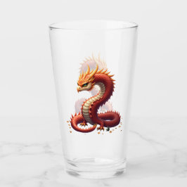 Den gyllene serpentin-draken.  glaskopp
