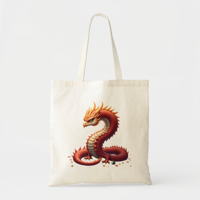 Den gyllene serpentin draken.  tygkasse (Framsidan)