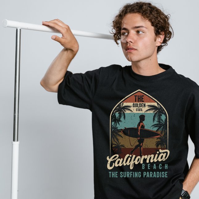 Den gyllene staten Kalifornien beach T-shirt (Skapare uppladdad)