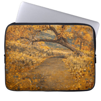 Den gyllene stigen Klimt-inspirerad Laptop Fodral