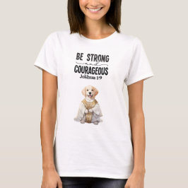 Den gyllene tävlingsprästen ska vara stark och mod t shirt