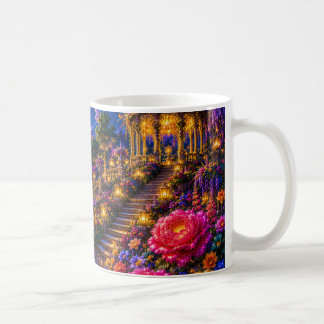 Den gyllene vägen till nya begynnelser kaffemugg