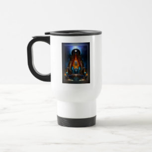 Den gyllene visionen av Arsencia Fractal Art Resemugg