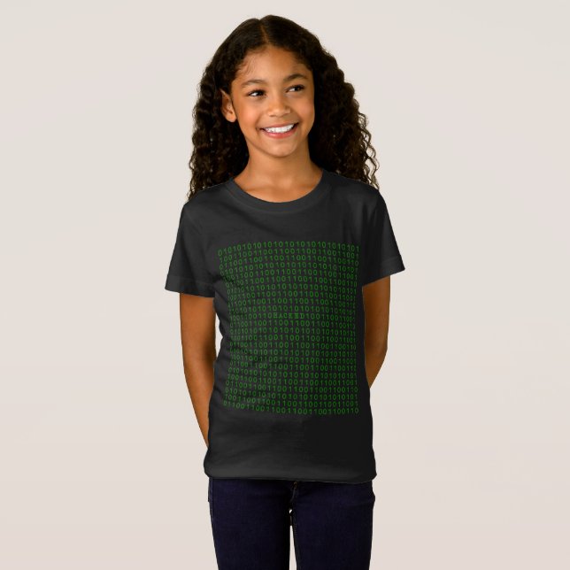 Den HACKADE datoren kodifierar T-shirt (Hel framsida)