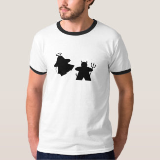 Den hagelMary fullt av nåd sparkar djävulen i Tee Shirt