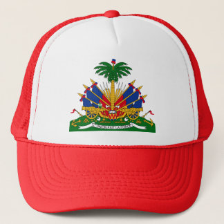 Den Haiti vapenskölden specificerar Truckerkeps