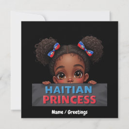 Den haitiska Flagga i Haiti Inbjudningar