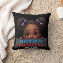 Den haitiska Flagga i Haiti Kudde