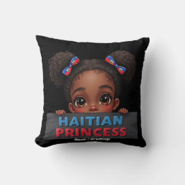 Den haitiska Flagga i Haiti Kudde