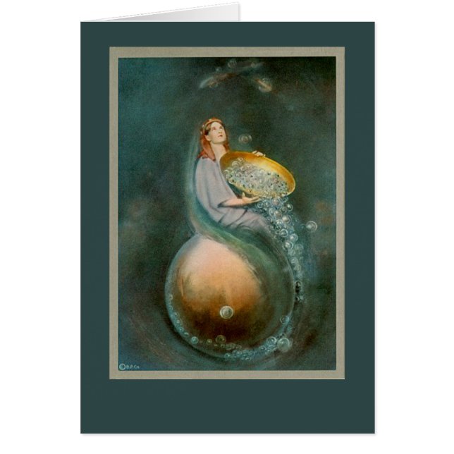 Den HÄLLDA MILJONER AV BUBBLAR Rubaiyat kort (Framsidan)