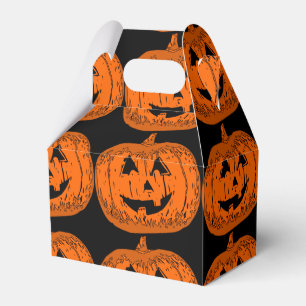 Den Halloween godisen boxas, pumpa, pumpor Presentaskar