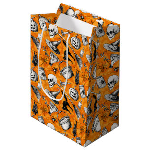 Den Halloween vintagebus eller godis hänger lös