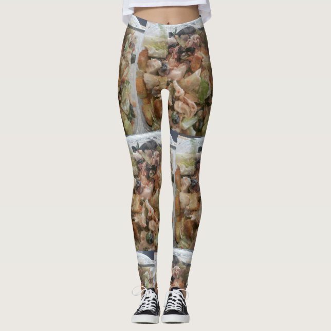 Den hälsosamma Foodie-samlingen Leggings (Framsida)