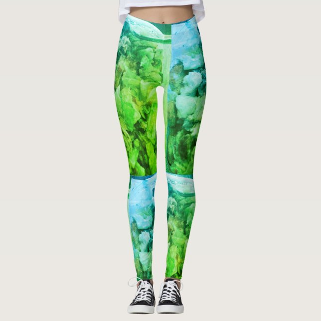 Den hälsosamma Foodie-samlingen Leggings (Framsida)