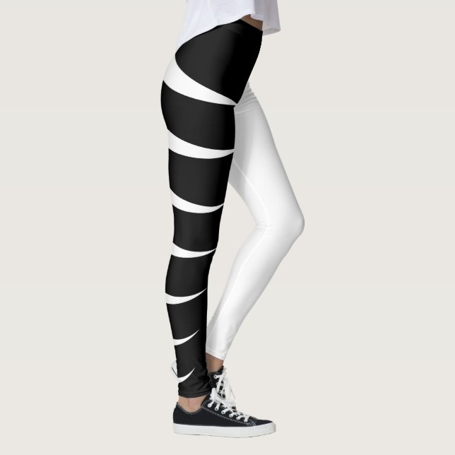 Den halva designen leggings (Höger)