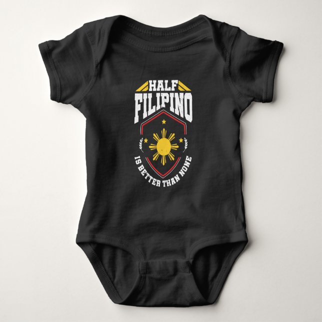 Den halva filippinen är bättre än inga - t shirt (Framsida)