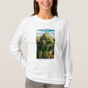 Den halva kupolen och molnet vilar från glaciäre t shirt