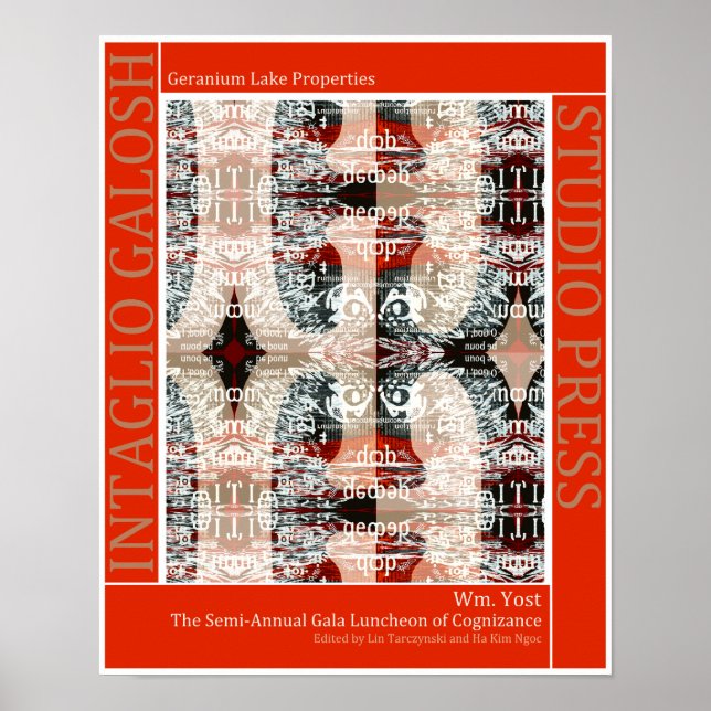 Den halvårsvisa Gala Luncheon of Cognizance Poster (Framsidan)