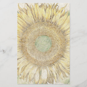 Den handgjorda pappra solrosen blommar blom- brevpapper