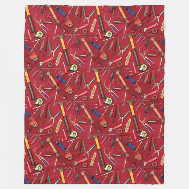 Den handymanunderhåll och leverantören räcker fleecefilt (Framsidan)