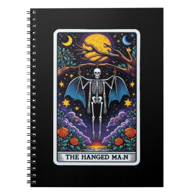 Den hängda handbokssamlingen för Tarot Card-datore Anteckningsbok (Framsidan)