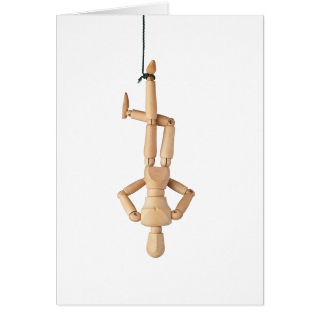 Den hängda manen hälsningskort (Framsidan)