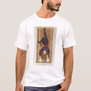 Den hängda manen, tarotkort, fransk tee shirt