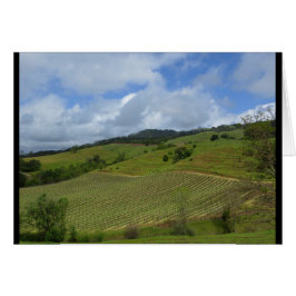 Den Hannah vinodlingen beskådar April 2018 Hälsningskort