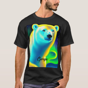 Den häpnadsväckande polarna björn. Redigerbar text T Shirt