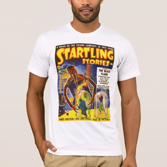 Den HÄPNADSVÄCKANDE tidskriften för T-shirt (Framsida)