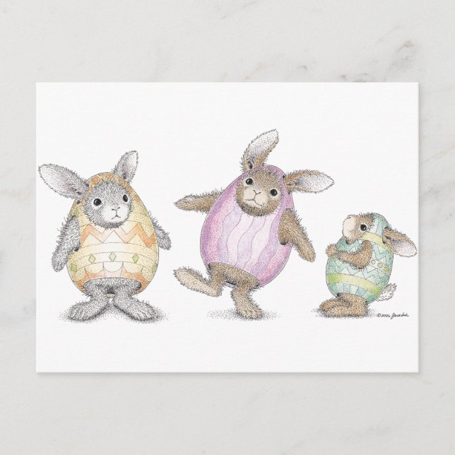 Den HappyHoppers® vykortet Vykort (Framsida)