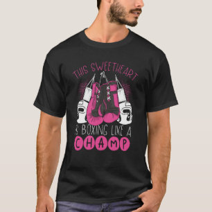 Den här älskling boxar som en Champ Woman Boxin T Shirt