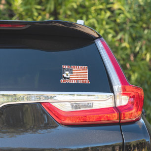 DEN HÄR AMERIKANN STÖDER ISRAEL KLISTERMÄRKEN