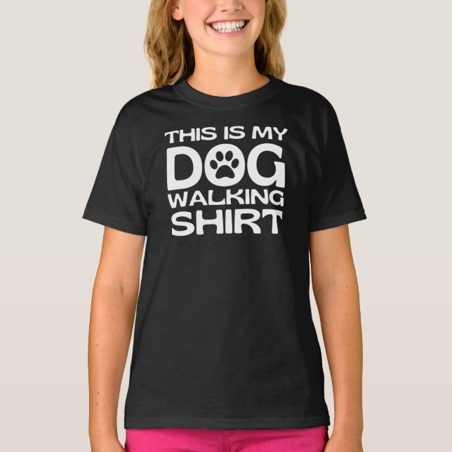 Den Här Är Min Hundpromenadskjorta T Shirt (Framsida)