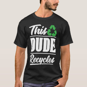 Den här Återvinnan Slösar Management Eco Friendly T Shirt