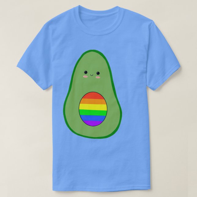 Den här avokado är stolt över dig t shirt (Design framsida)