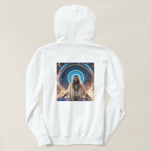 den här bilden verkar kombinera inslag hoodie (Design baksida)