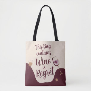 Den här bloggen innehåller vin och ångra lustig gå tygkasse