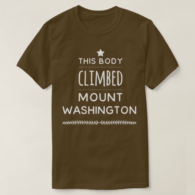Den här chattmonteringen Washington Design T Shirt (Design framsida)