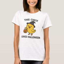 Den här Chicken Kärlek Halloween T Shirt