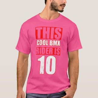 Den här Coolan är BMX Rider 10 roligt Bicycle BMX T Shirt