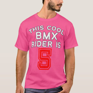 Den här Coolan är BMX Rider 5-stiliga Bicycle BMX T Shirt