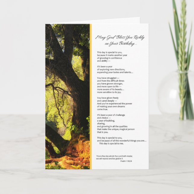 Den här dagen är Speciell för dig.. Kort (Framsida)