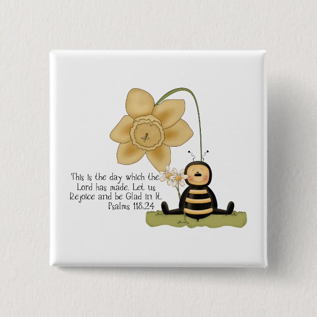 Den här dagen - fyrkantig knapp (Framsida)