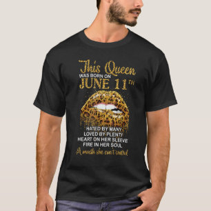 Den här drottningen föddes den 11:e hate Kärlek He T Shirt