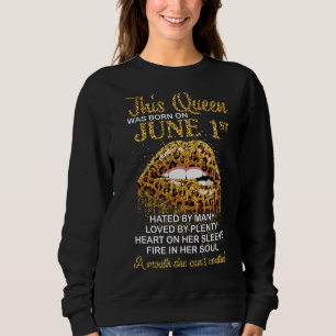 Den här drottningen föddes den 1:e juni, Kärlek He T Shirt