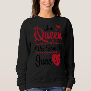 Den här drottningen föddes den 22 juni Lycklig i m T Shirt