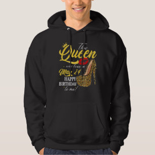 Den här drottningen föddes den 24 maj Grattis på f Hoodie